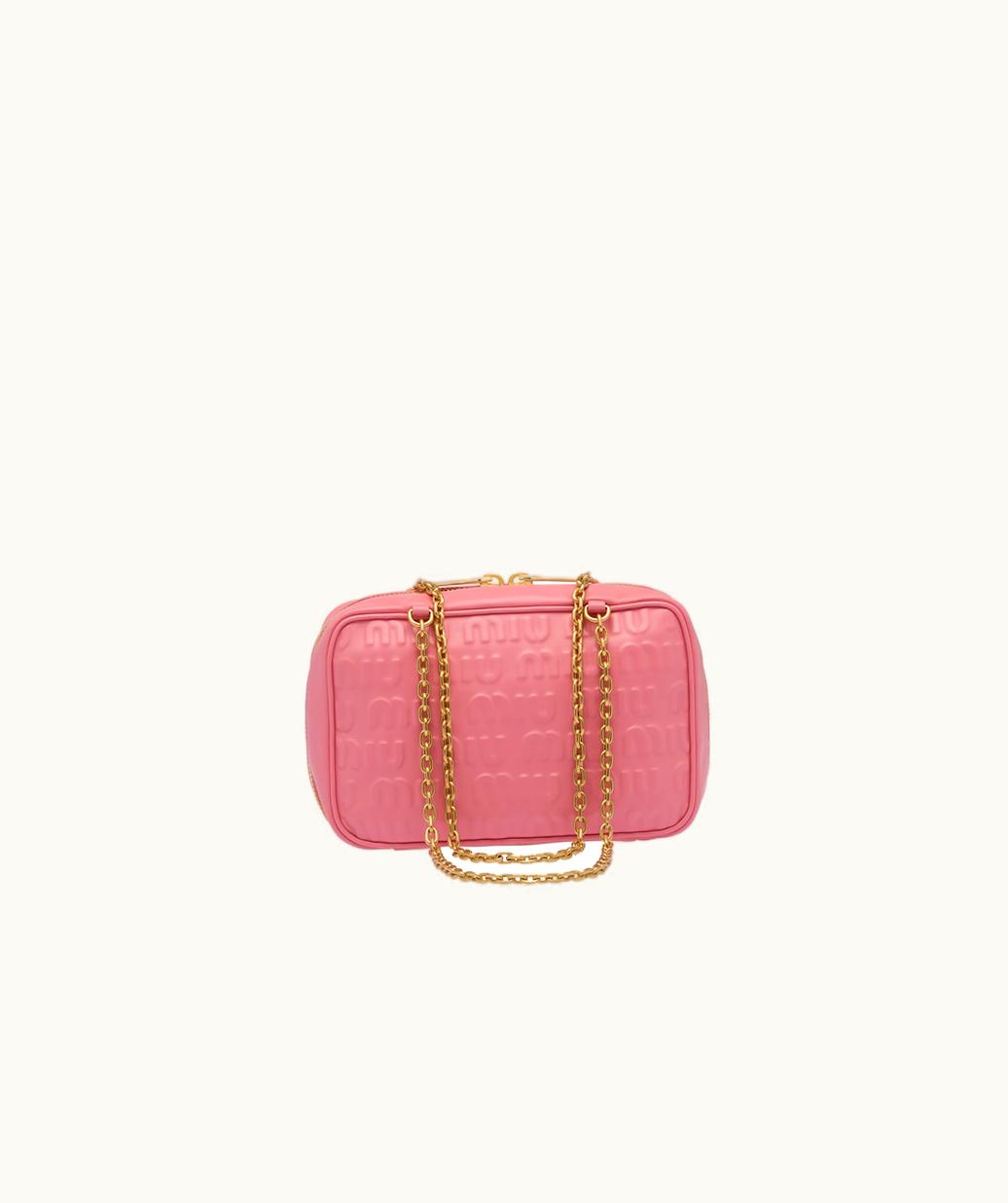 Miu Miu Miu Miu Logo-Embossed Leather Top-Handle Bag UZ0152731