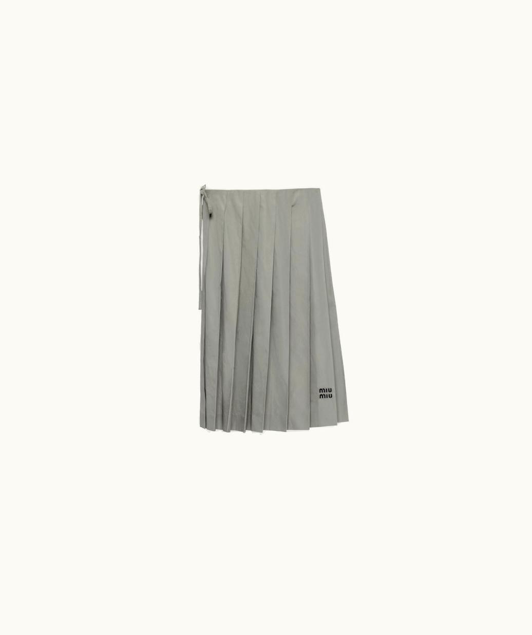 Miu Miu Miu Miu Poplin Skirt UZ0152741