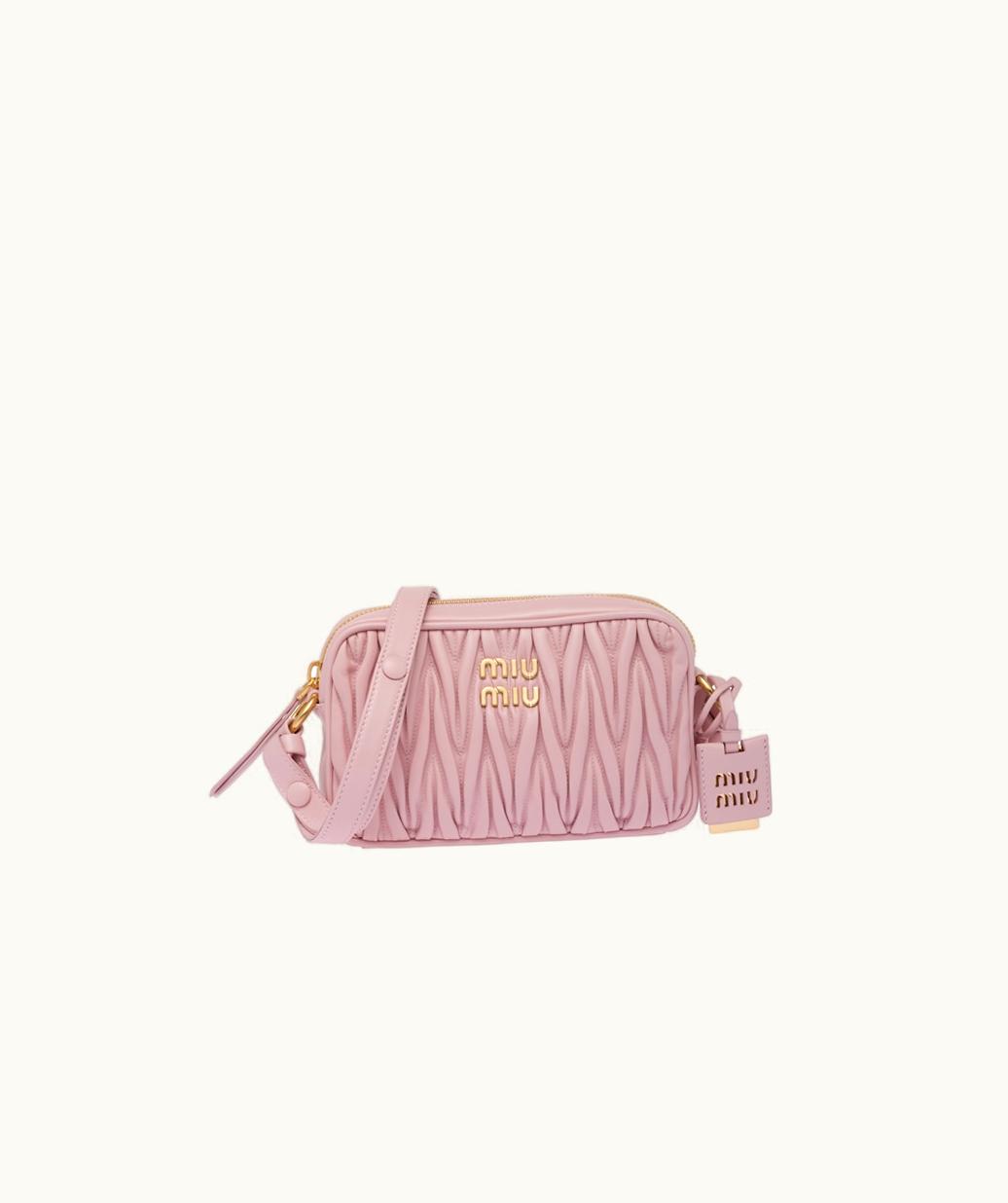 Miu Miu Miu Miu Matelassé Nappa Leather Shoulder Bag UZ0152756