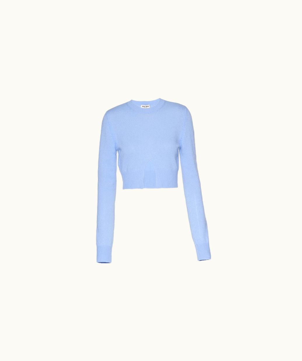 Miu Miu Miu Miu Cashmere Crew-Neck Sweater UZ0152812