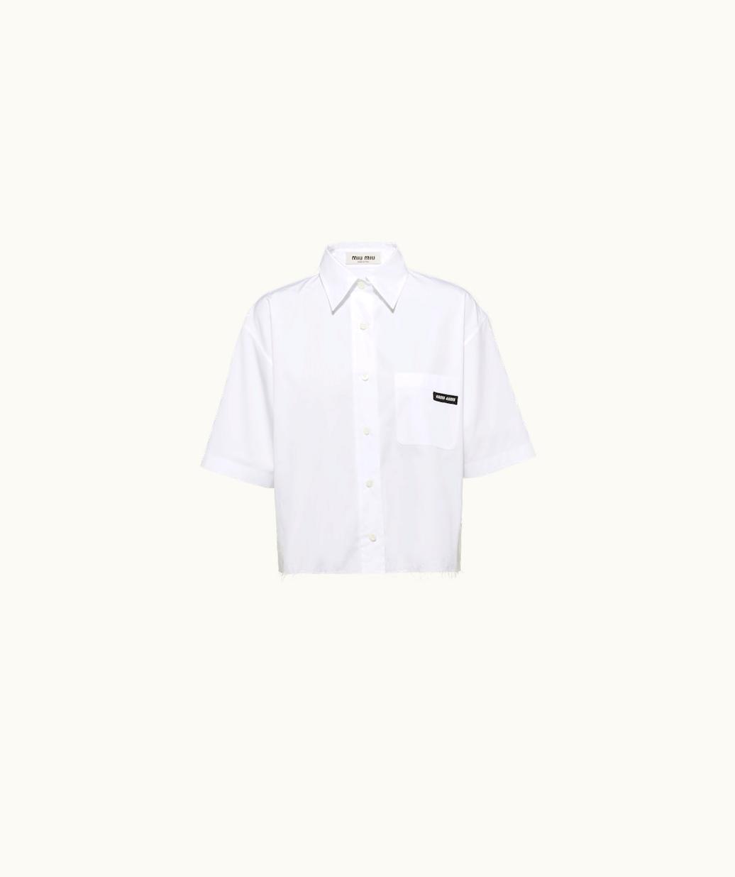 Miu Miu Miu Miu Poplin Shirt UZ0152836