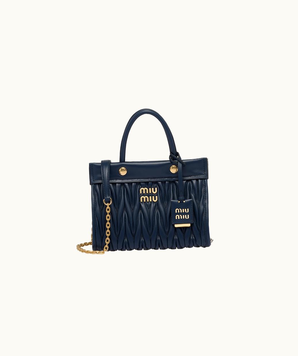 Miu Miu Miu Miu Matelassé Nappa Leather Bag UZ0152857
