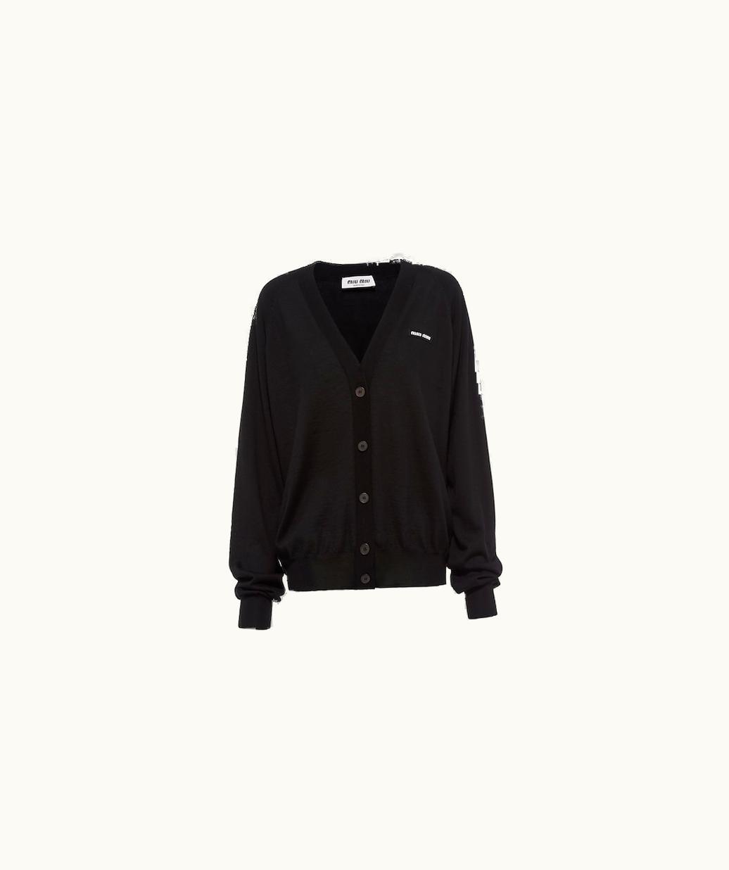 Miu Miu Miu Miu Cashmere And Silk Cardigan UZ0152893