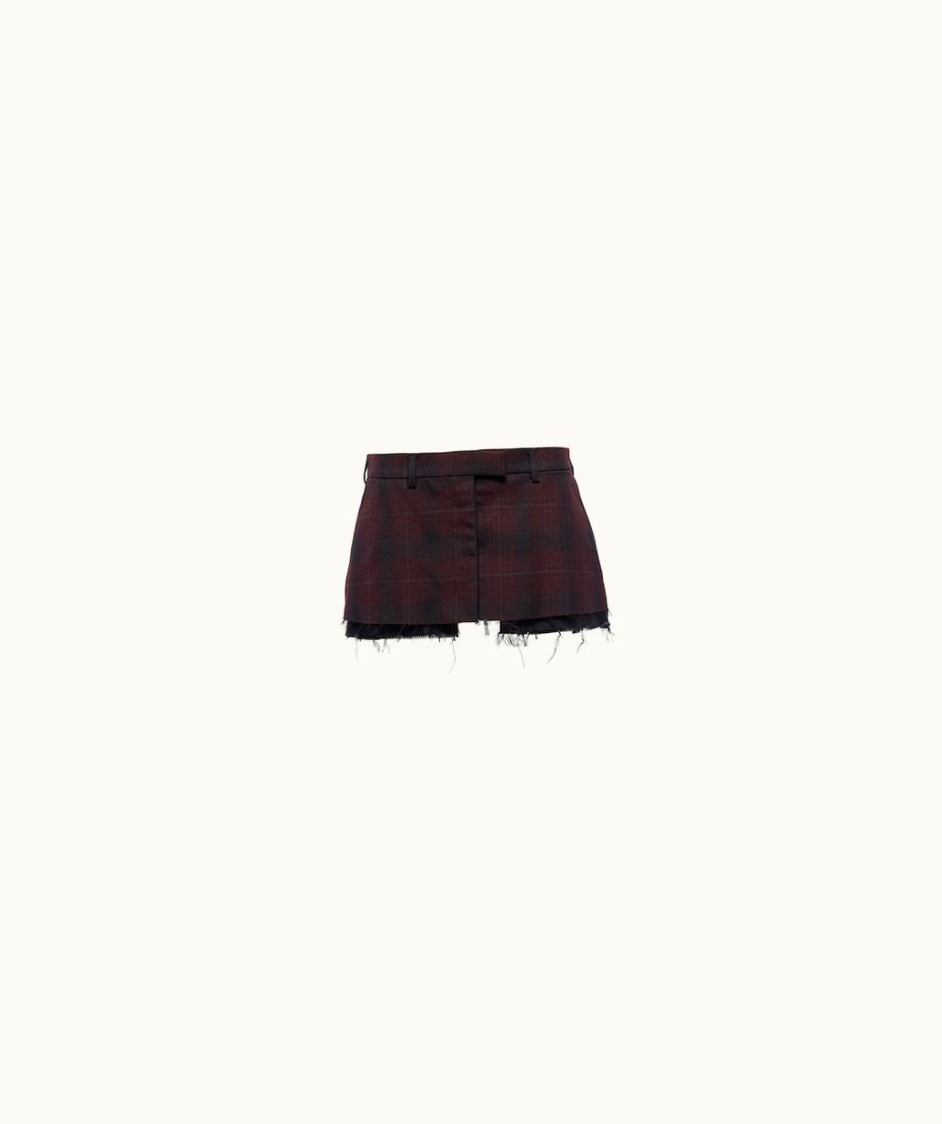 Miu Miu Miu Miu Plaid Miniskirt UZ0152924