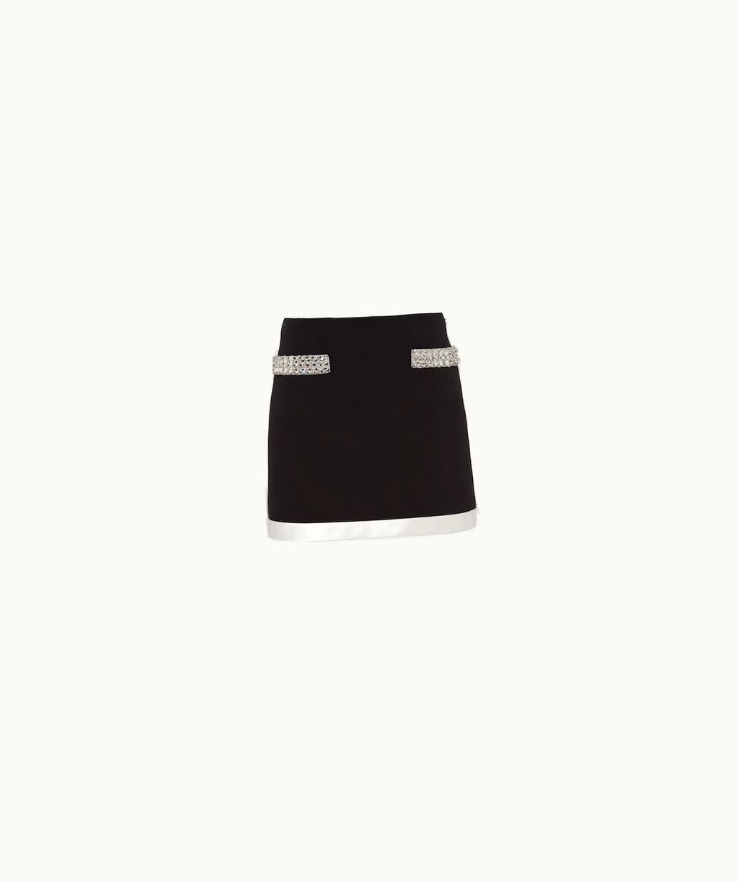 Miu Miu Miu Miu Grain De Poudre Mini Skirt
