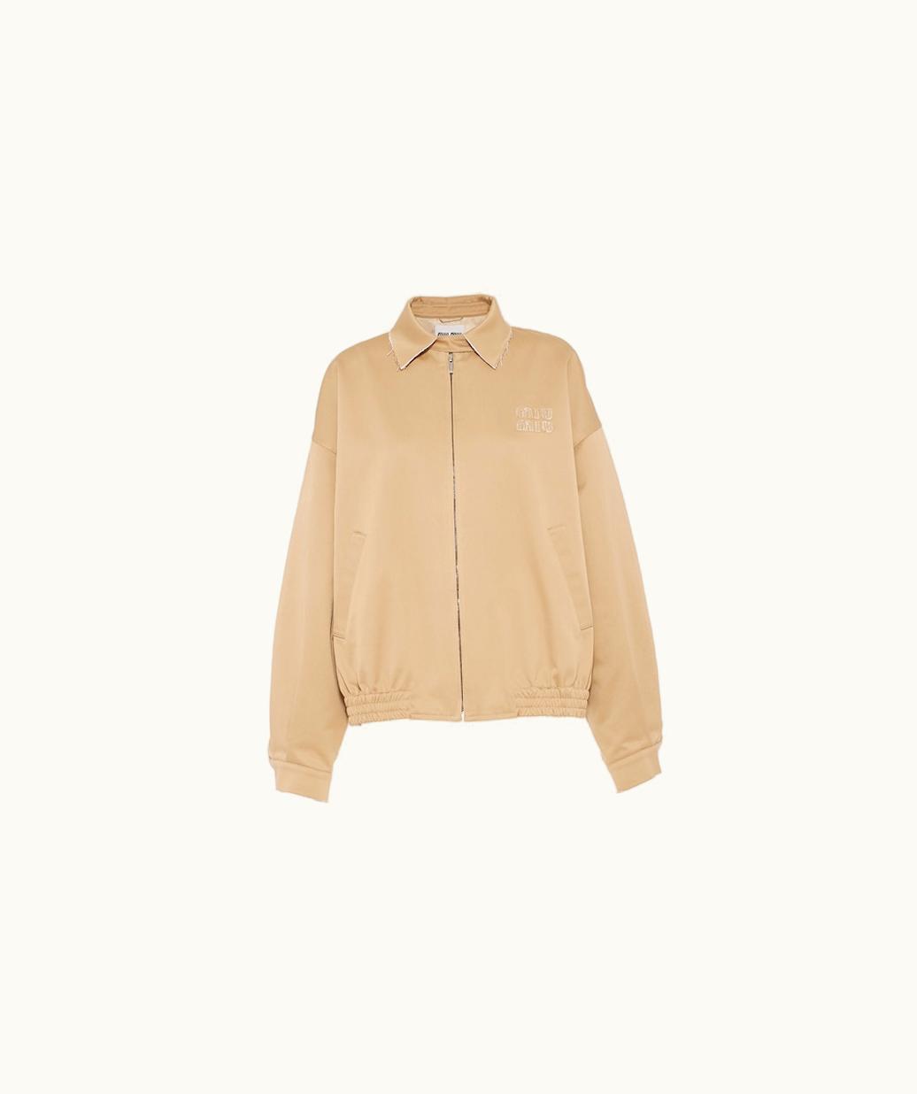 Miu Miu Miu Miu Oversized Chino Blouson Jacket