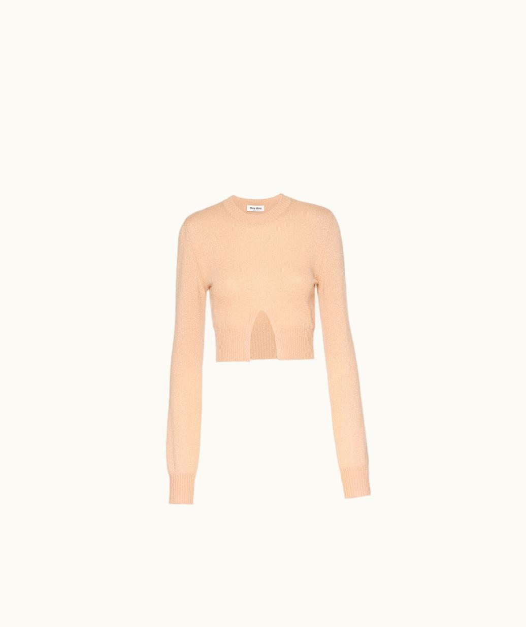 Miu Miu Miu Miu Cashmere Crew-Neck Sweater UZ0153022