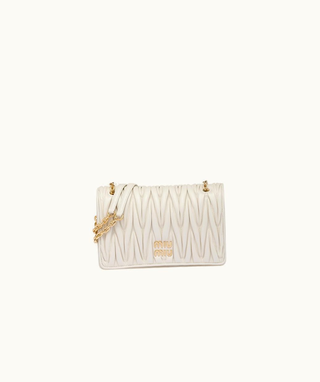 Miu Miu Miu Miu Matelassé Nappa Leather Bag UZ0153023
