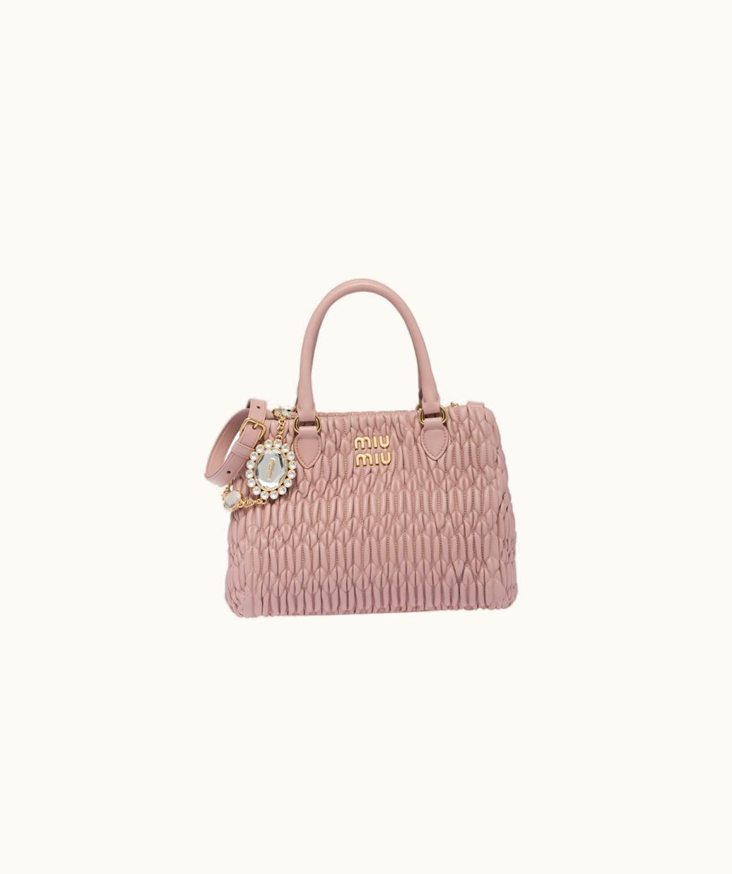 Miu Miu Miu Miu Crystal Nappa Leather And Crystal Handbag UZ0153031