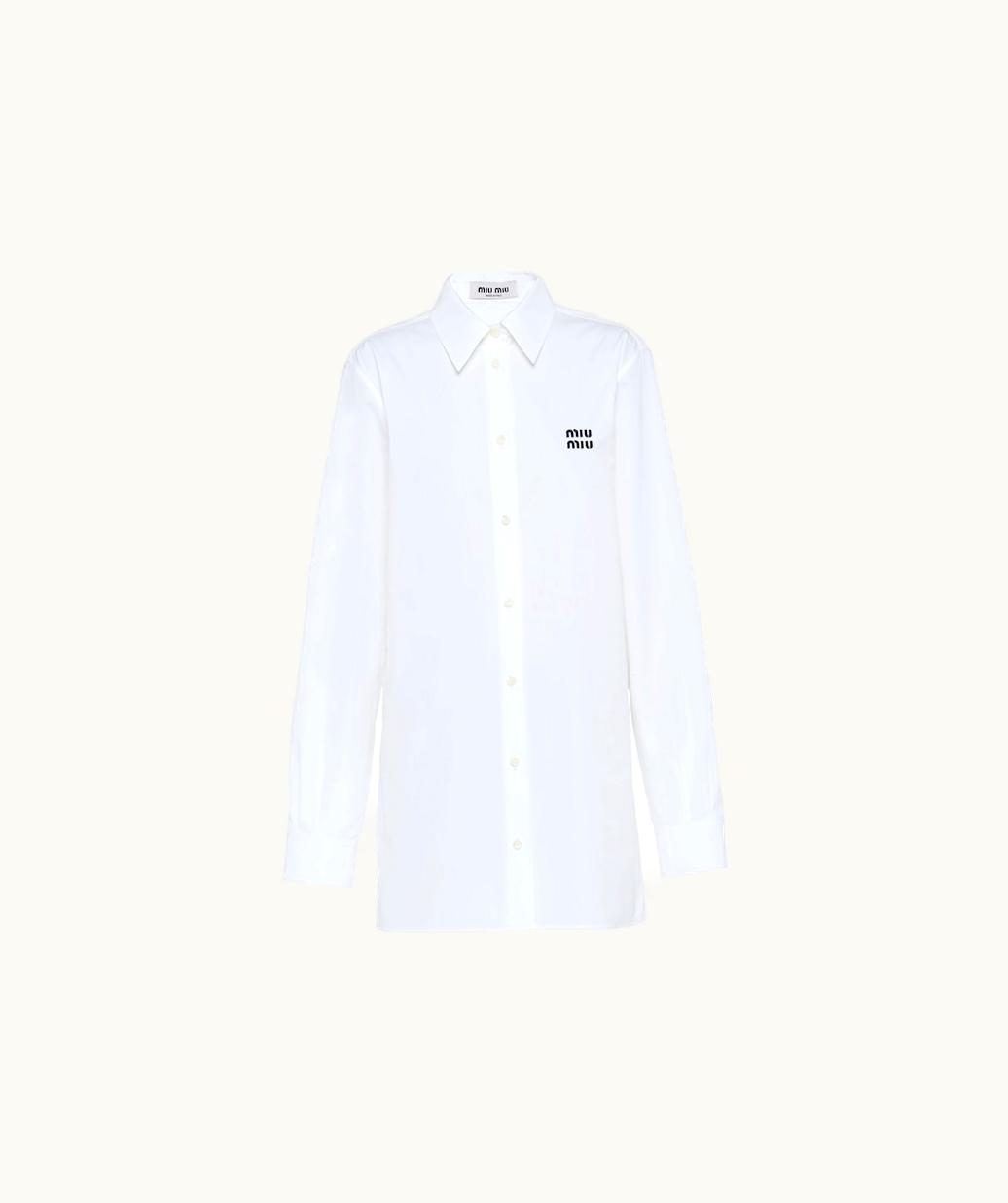 Miu Miu Miu Miu Poplin Shirt UZ0153032