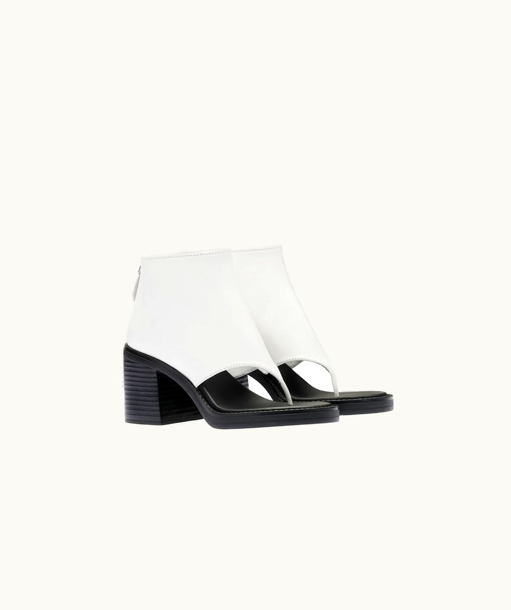 Miu Miu Miu Miu Leather Thong Booties UZ0153042