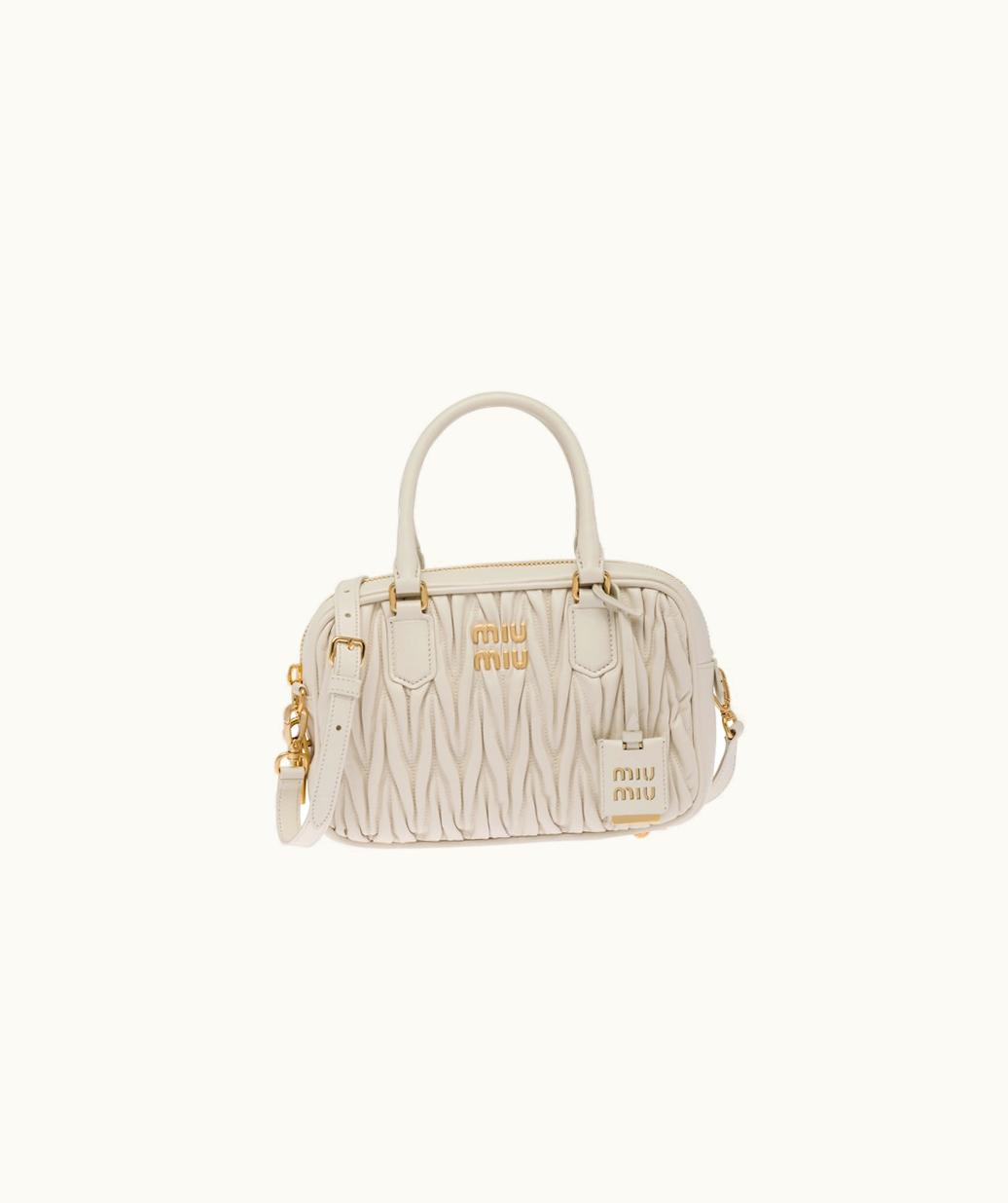 Miu Miu Miu Miu Matelassé Nappa Leather Top-Handle Bag UZ0153047