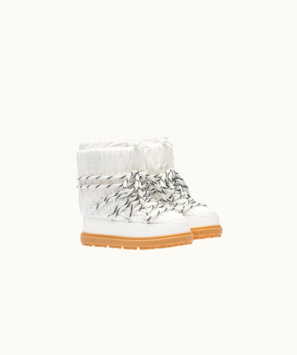 Miu Miu Miu Miu Recycled Nylon Après-Ski Ankle Boots