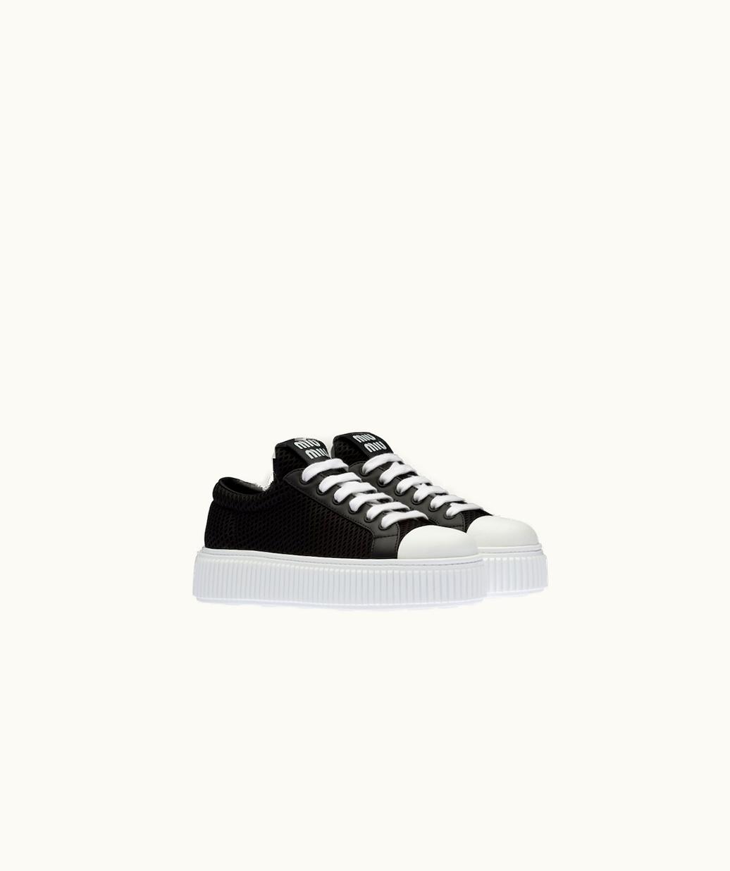 Miu Miu Miu Miu Mesh Flatform Sneakers UZ0153126