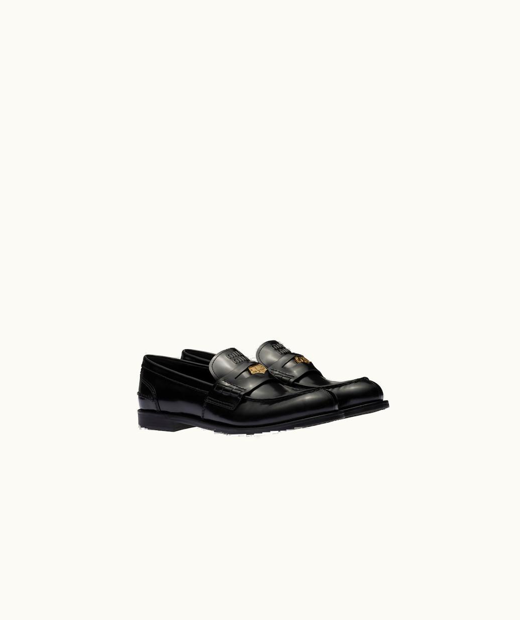 Miu Miu Miu Miu Leather Penny Loafers UZ0153137
