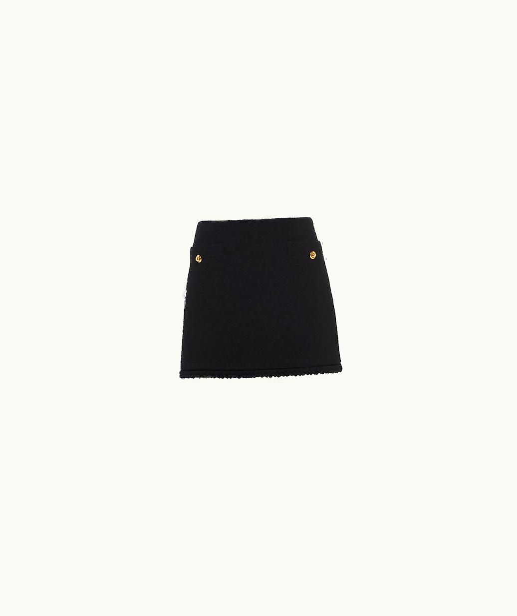 Miu Miu Miu Miu Bouclé Mini Skirt