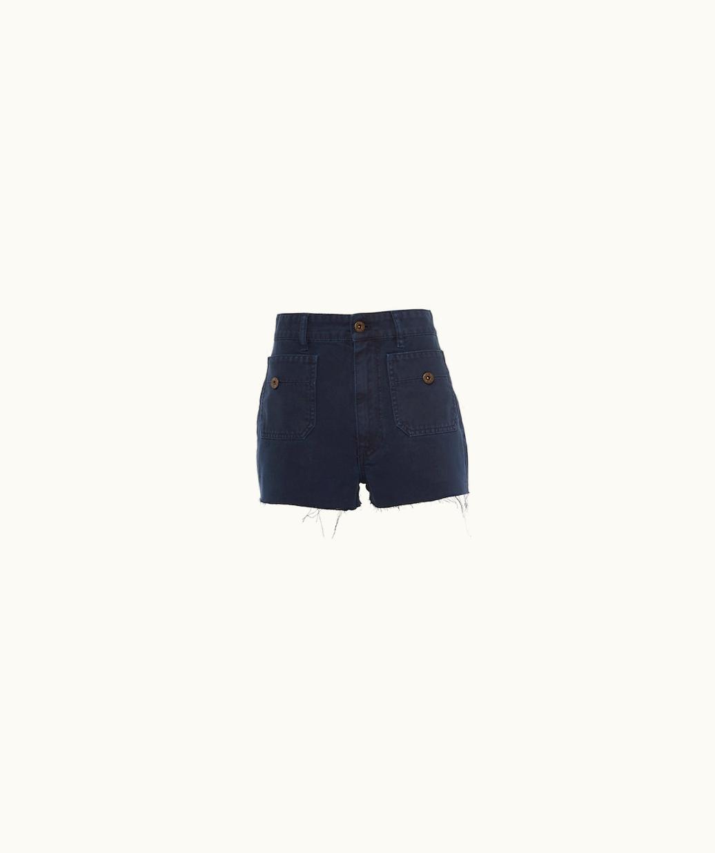 Miu Miu Miu Miu Garment-Dyed Drill Bermudas