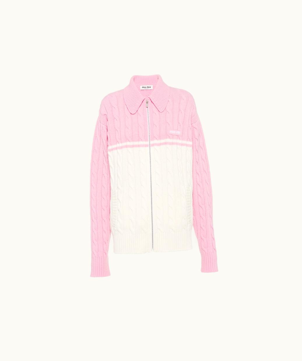 Miu Miu Miu Miu Oversized Wool And Cashmere Cardigan