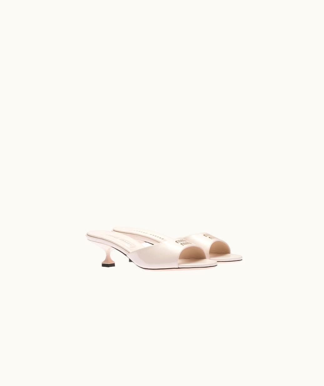 Miu Miu Miu Miu Patent Leather Sandals UZ0153207