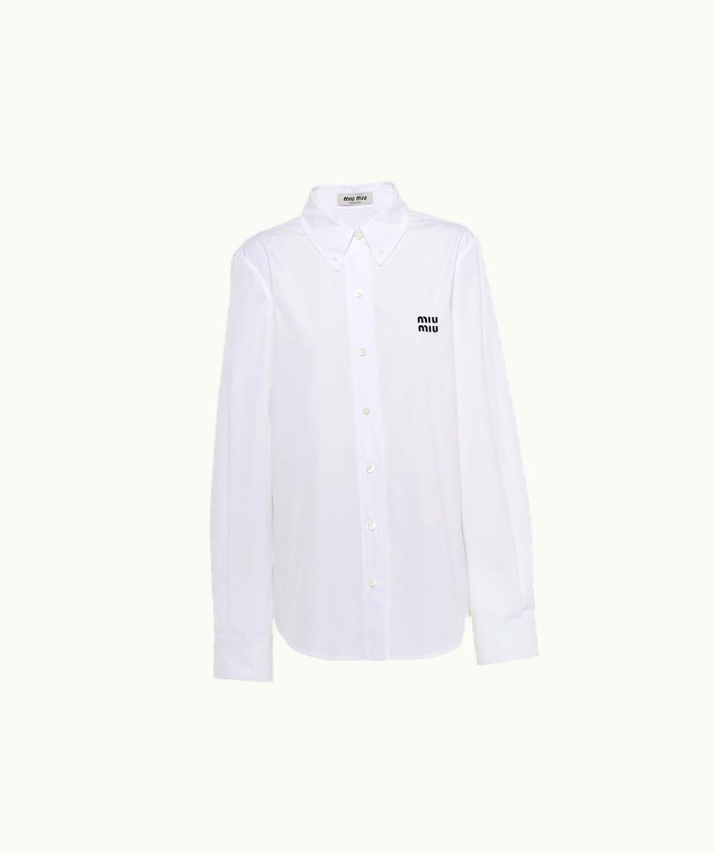 Miu Miu Miu Miu Poplin Shirt UZ0153213