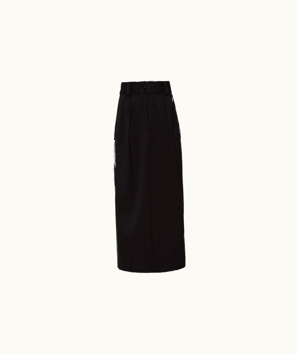 Miu Miu Miu Miu Long Grain De Poudre Skirt UZ0153218
