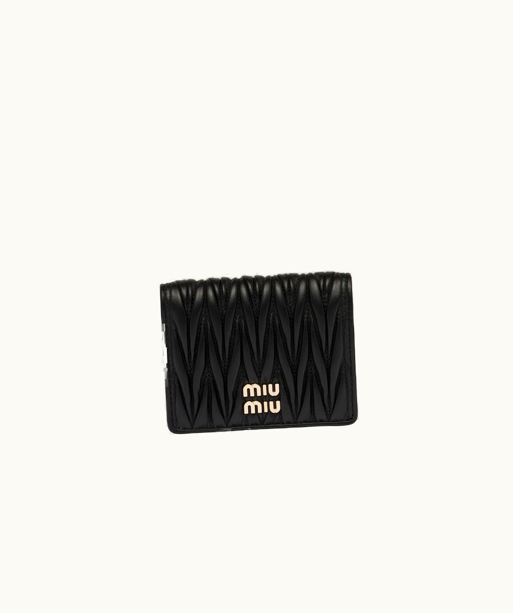 Miu Miu Miu Miu Small Matelassé Nappa Leather Wallet UZ0153237