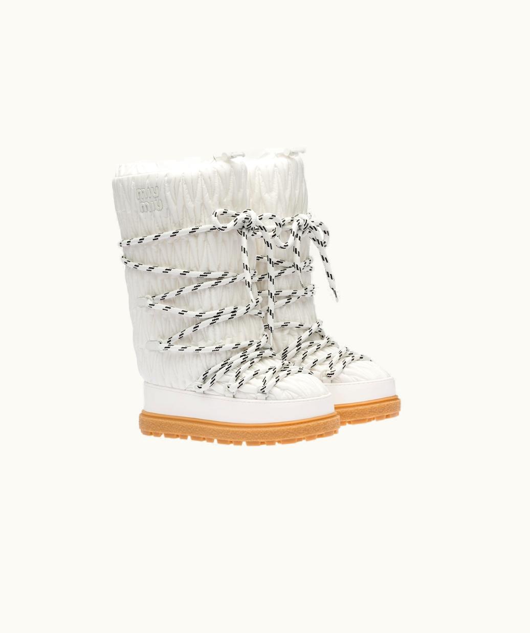 Miu Miu Miu Miu Recycled Nylon Après-Ski Boots