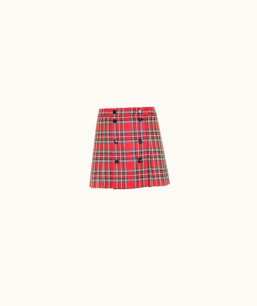 Miu Miu Miu Miu Plaid Skirt UZ0153256