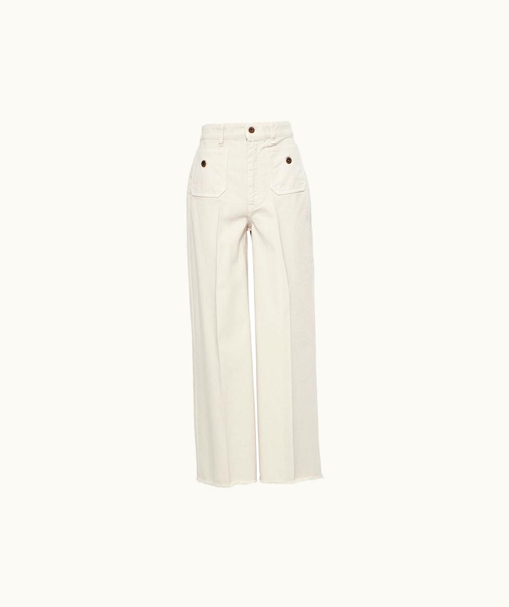 Miu Miu Miu Miu Garment-Dyed Drill Pants UZ0153263