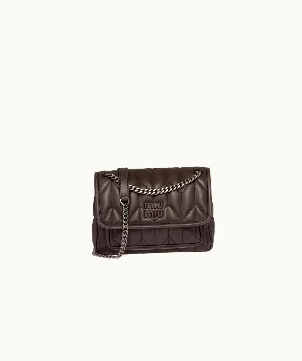 Miu Miu Miu Miu Shiny Leather Shoulder Bag UZ0153285