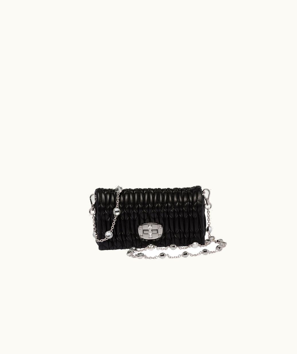 Miu Miu Miu Miu Crystal Nappa Leather And Crystal Mini-Bag UZ0153292