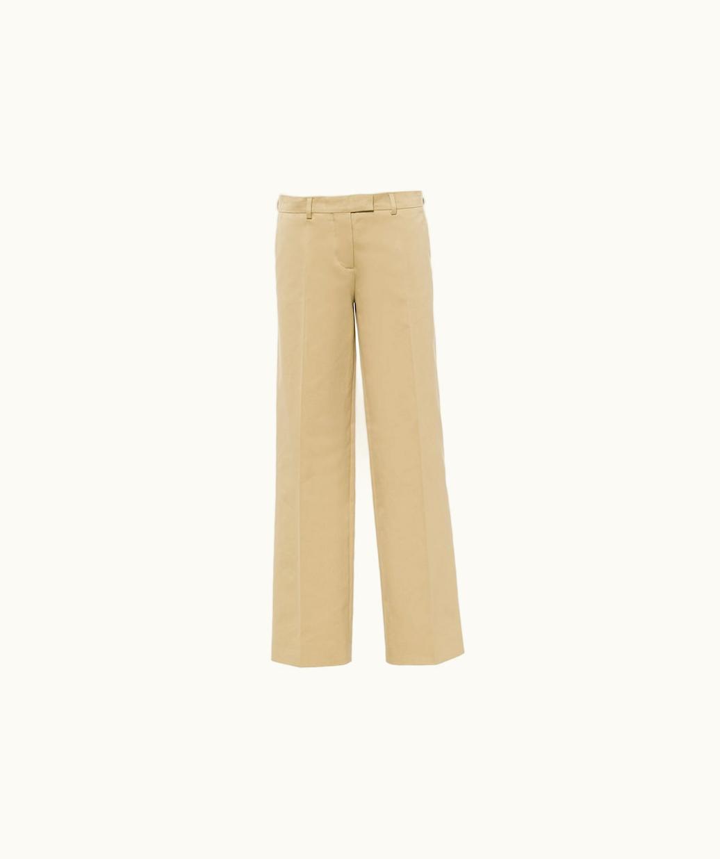 Miu Miu Miu Miu Chino Pants With Embroidered Logo