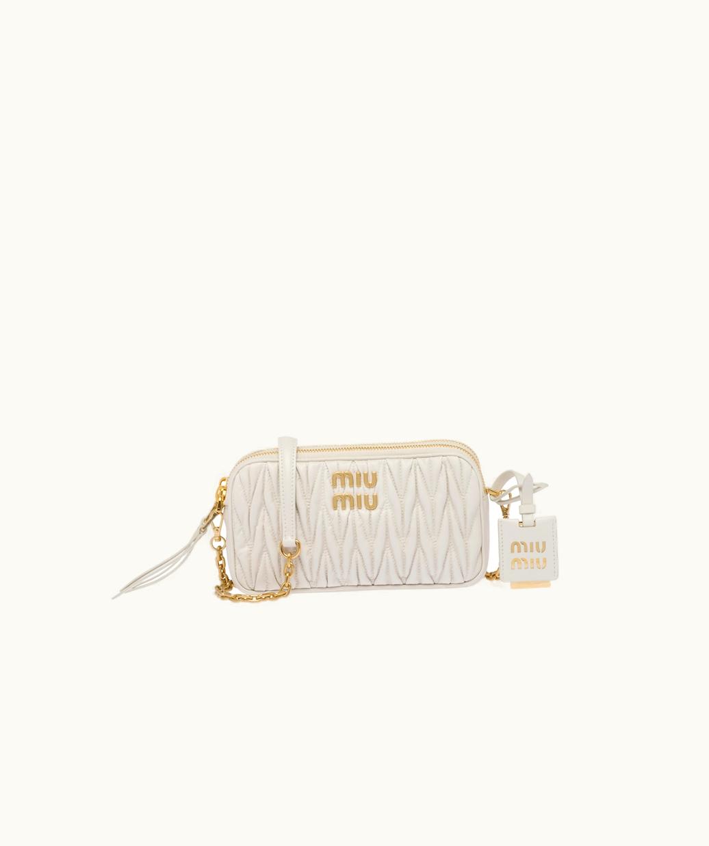 Miu Miu Miu Miu Matelassé Nappa Leather Mini-Bag UZ0153340