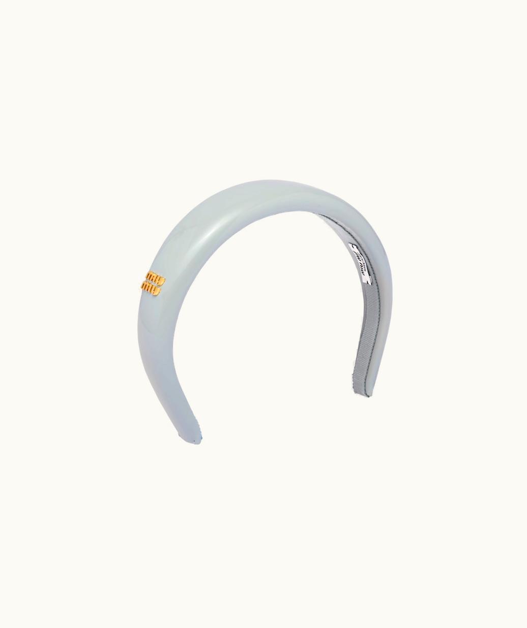Miu Miu Miu Miu Patent Leather Headband UZ0153384