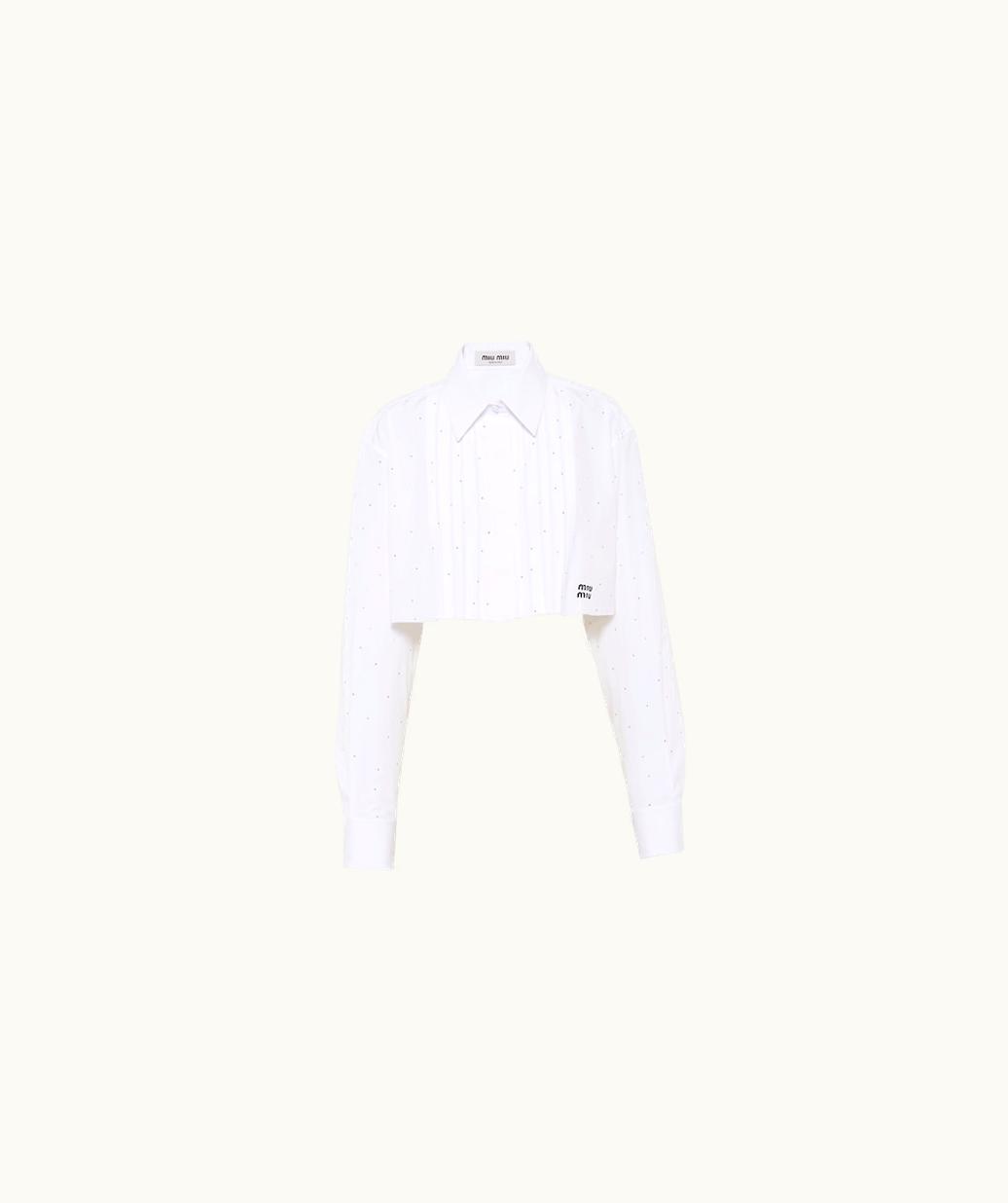 Miu Miu Miu Miu Poplin Shirt UZ0153408