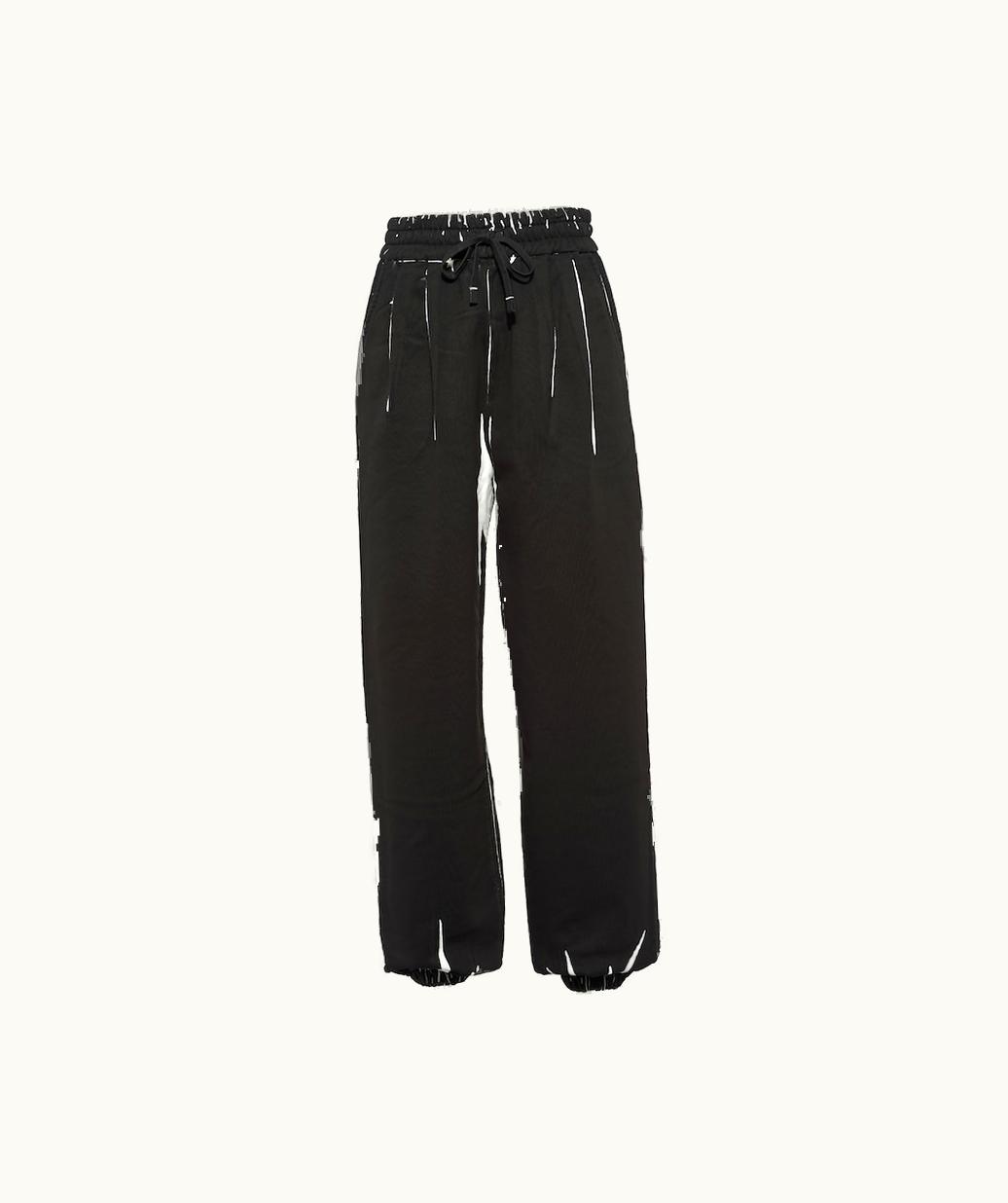 Miu Miu Miu Miu Printed Cotton Fleece Joggers