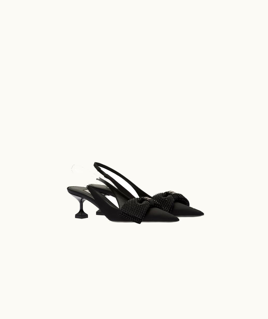 Miu Miu Miu Miu Satin Slingback Pumps