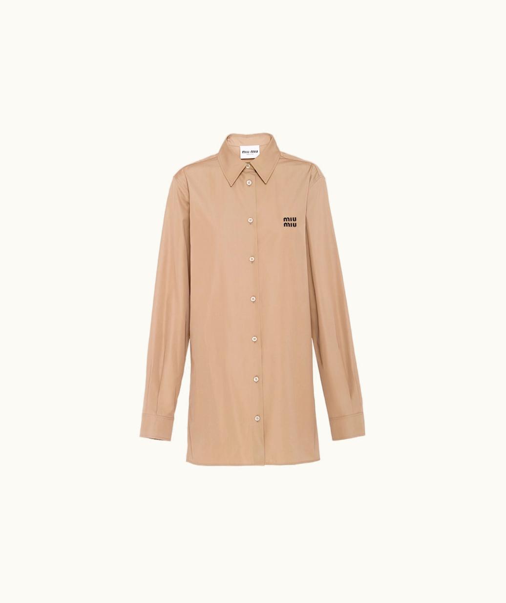 Miu Miu Miu Miu Poplin Shirt UZ0153435
