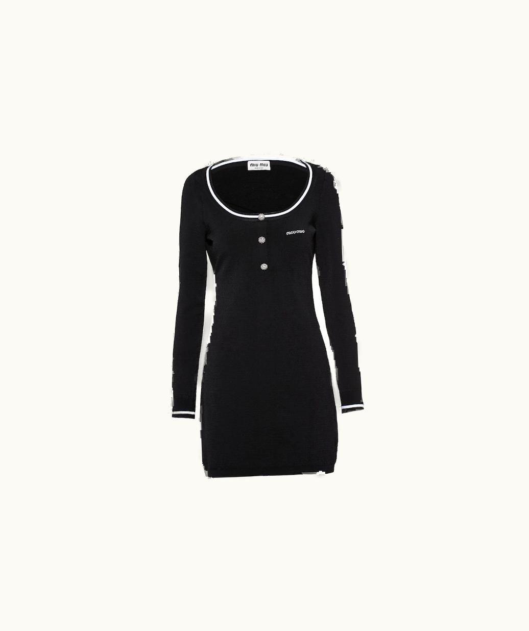 Miu Miu Miu Miu Viscose Dress UZ0153436