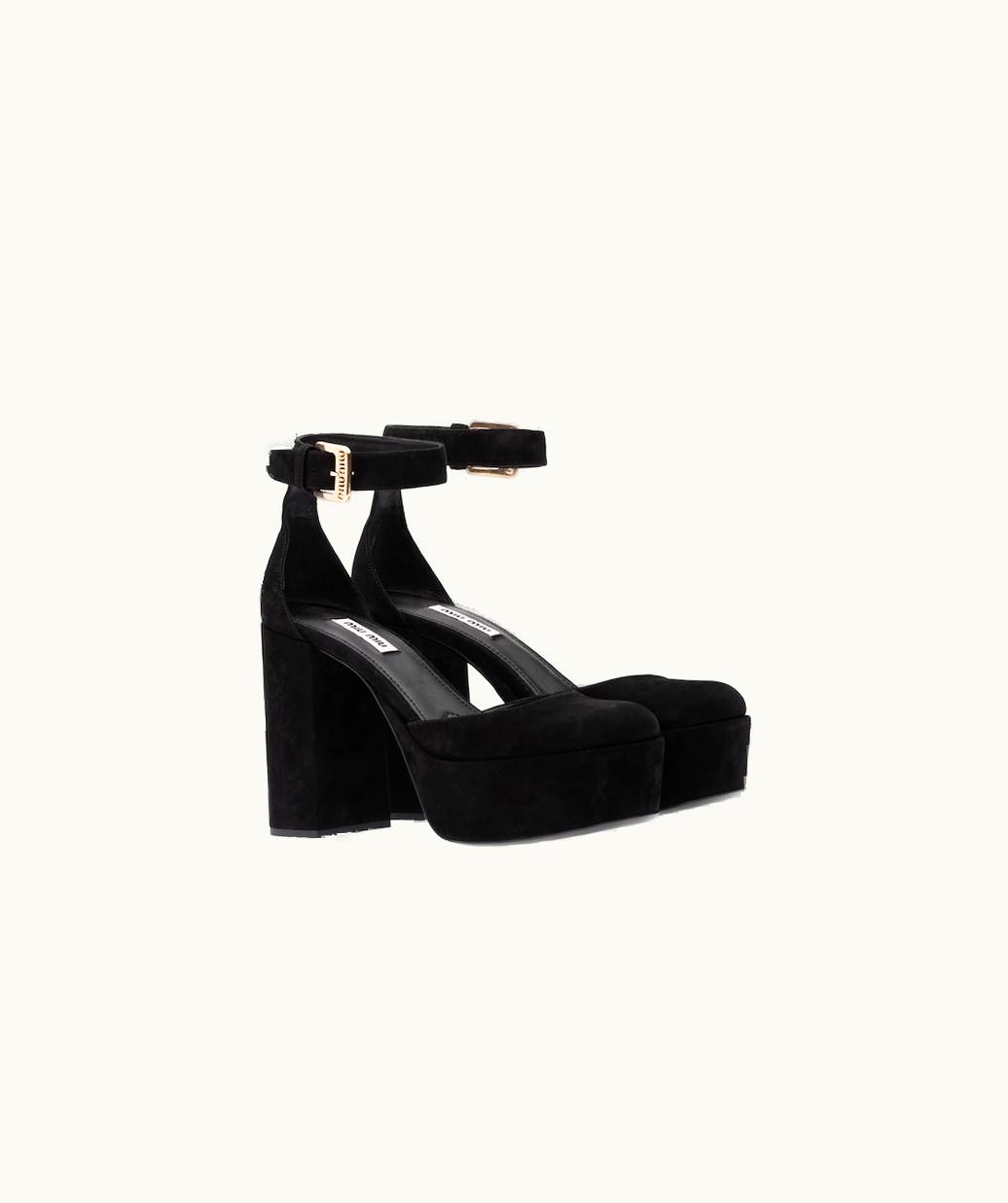 Miu Miu Miu Miu Suede Platform Pumps
