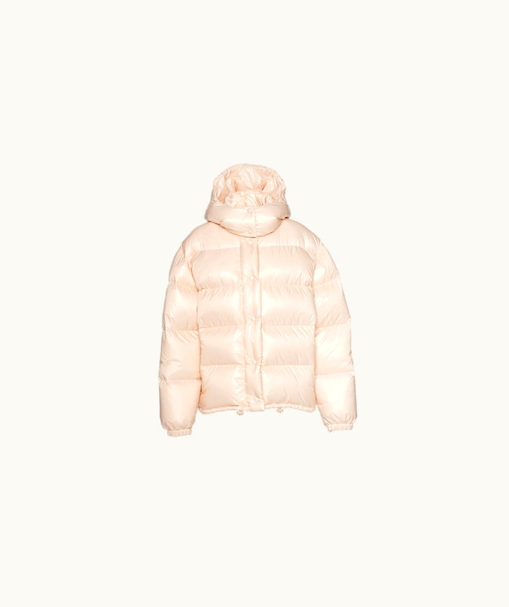 Miu Miu Miu Miu Nylon Down Coat With Hood