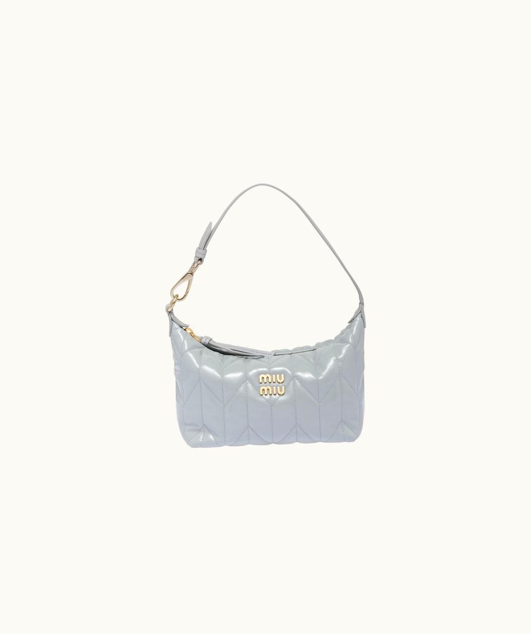 Miu Miu Miu Miu Spirit Matelassé Ciré Mini-Bag