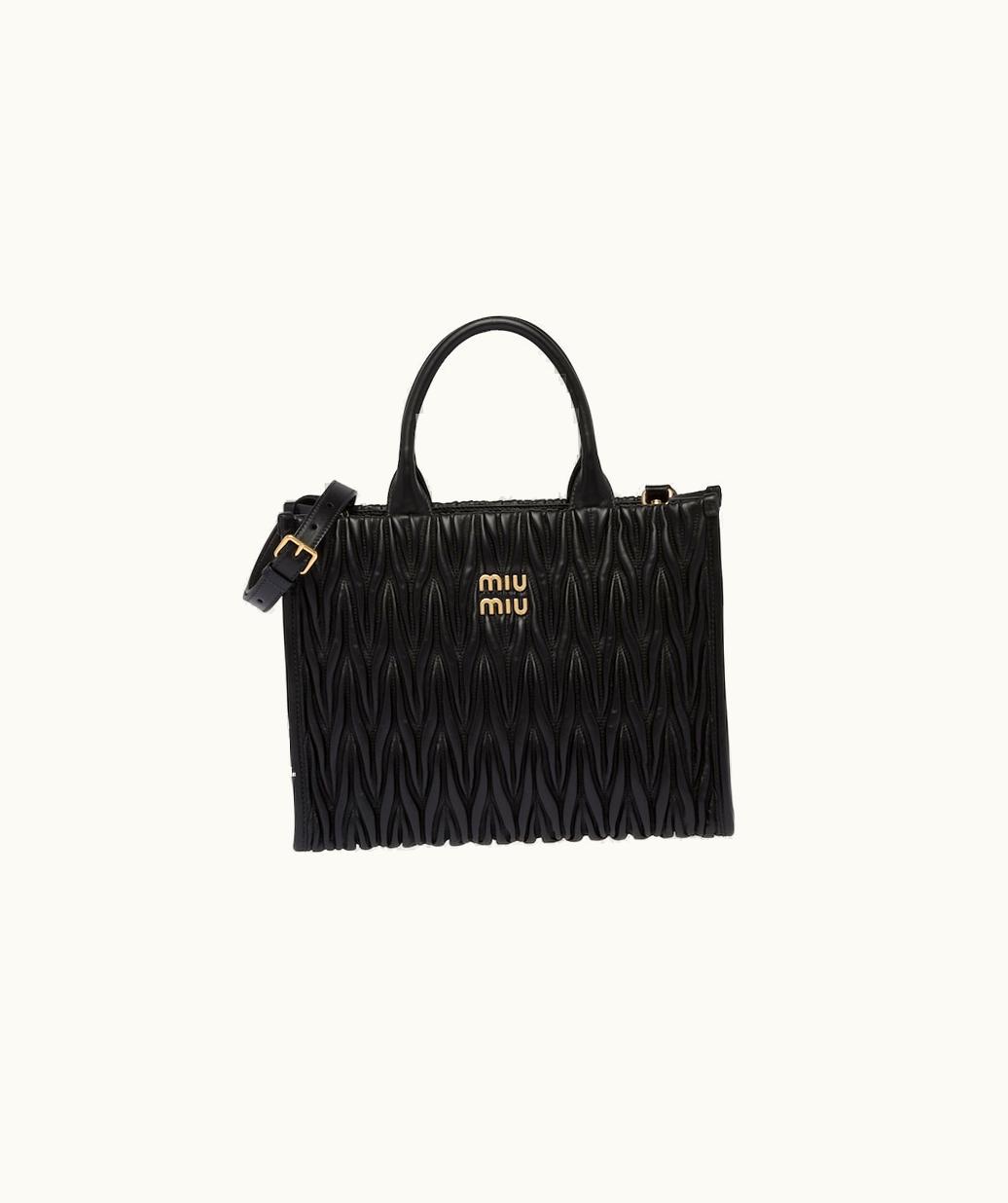 Miu Miu Miu Miu Matelassé Nappa Leather Tote UZ0153525