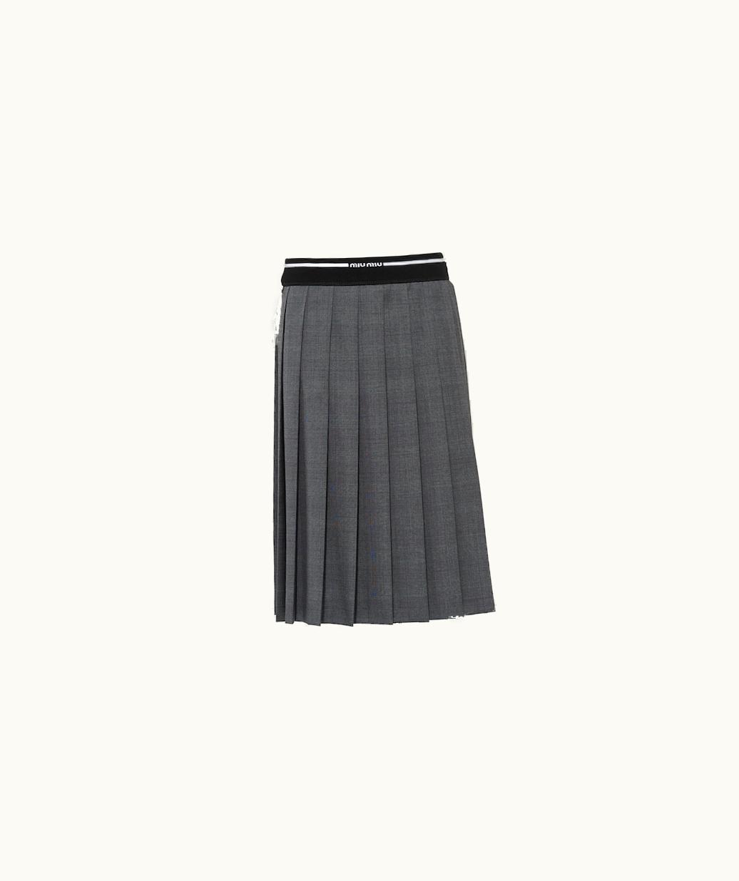Miu Miu Miu Miu Prince Of Wales Check Skirt