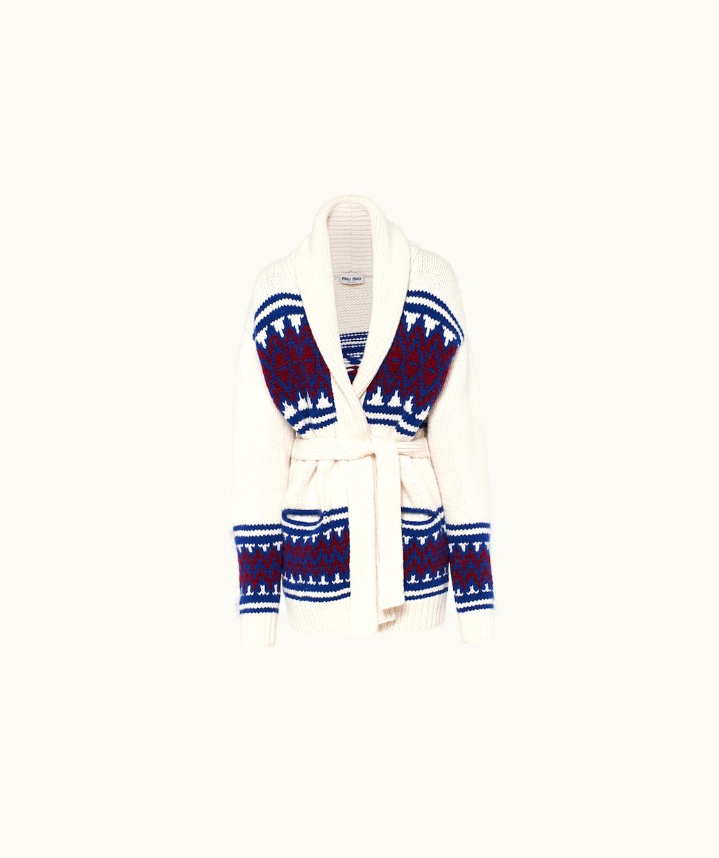 Miu Miu Miu Miu Wool Cardigan Sweater