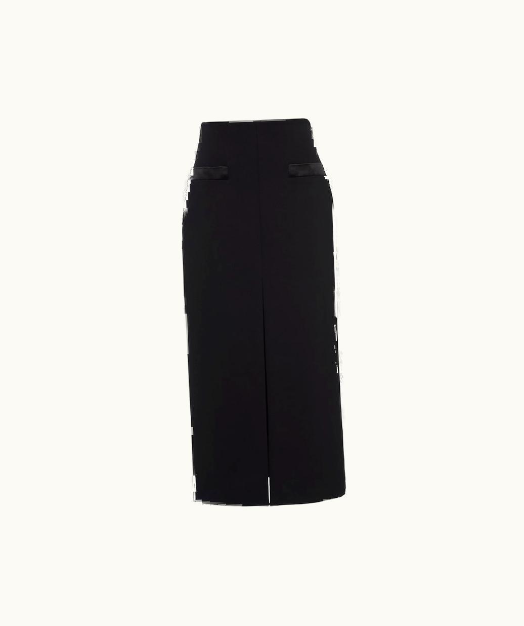 Miu Miu Miu Miu Long Grain De Poudre Skirt UZ0153567