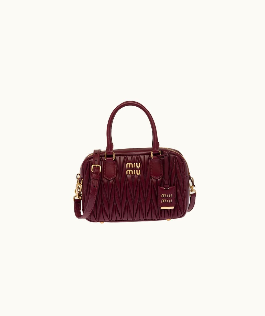Miu Miu Miu Miu Matelassé Nappa Leather Top-Handle Bag UZ0153568