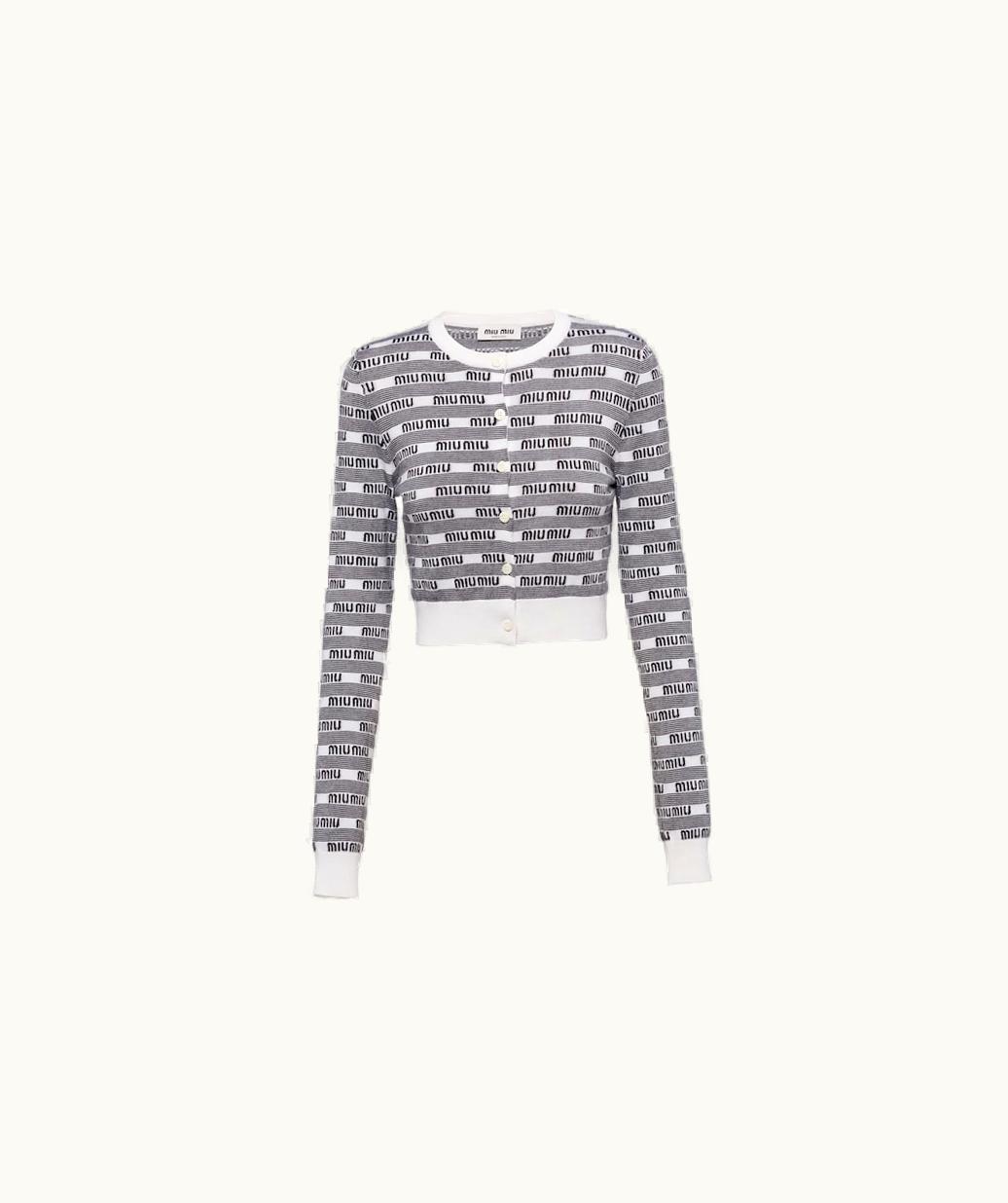Miu Miu Miu Miu Cashmere And Silk Cardigan UZ0153584