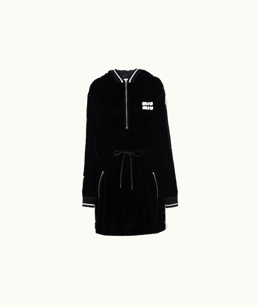 Miu Miu Miu Miu Velvet Short Dress UZ0153597