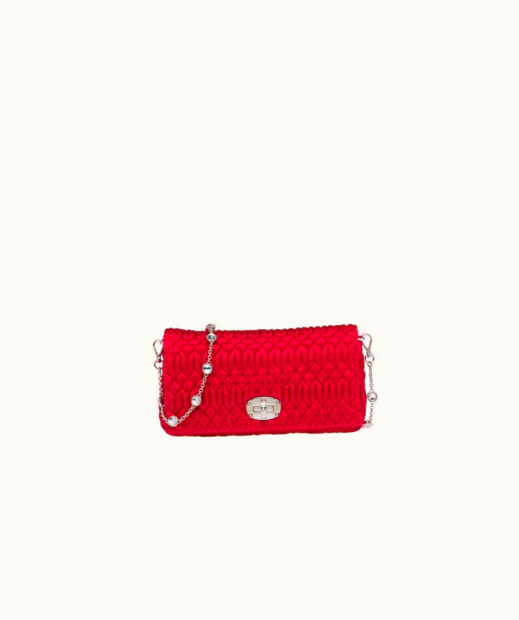 Miu Miu Miu Miu Crystal Satin Bag UZ0153602